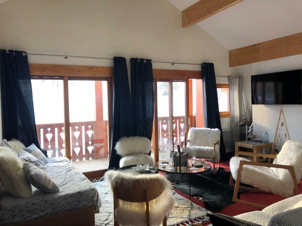 Penthouse "Bond 007" 120 M2 Piscine Sauna Risoul 1850 Dış mekan fotoğraf